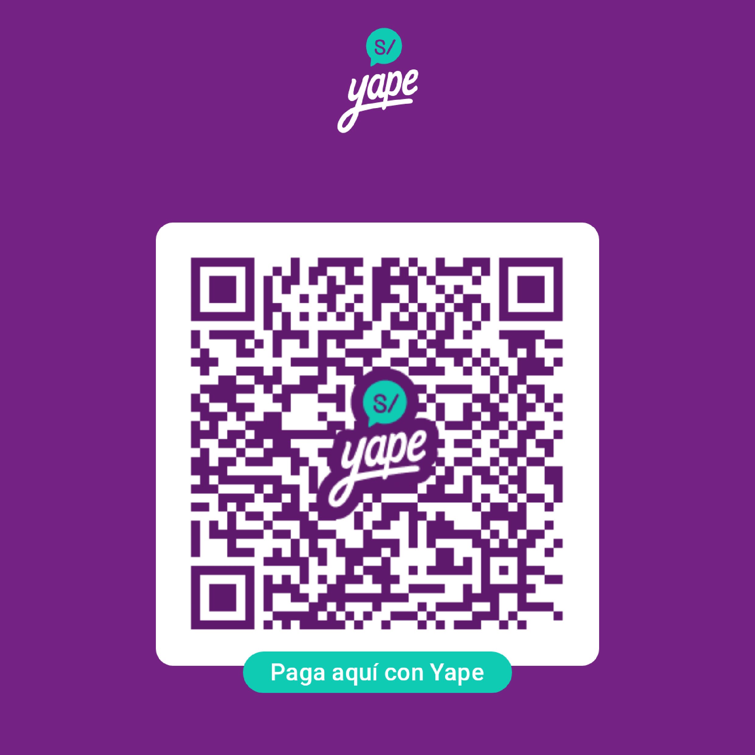 Código QR para apoyar MiPresi con Yape o Plin